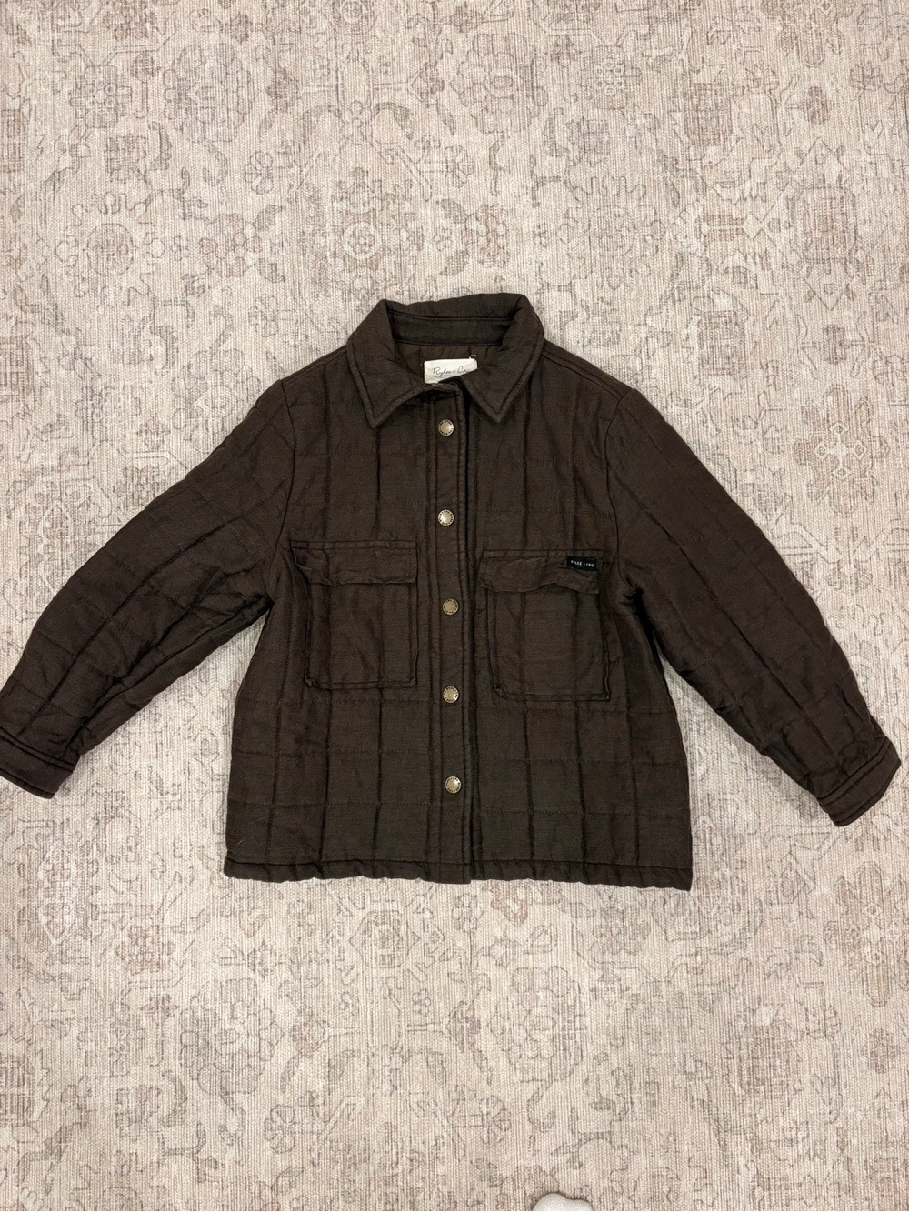 Rylee + Cru Quilted Jacket Size 6/7